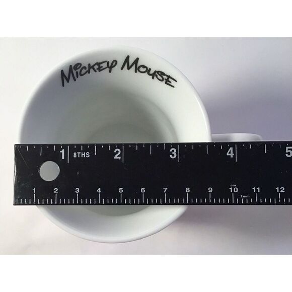 Disney Mickey Mouse Mug All Over Sketch Book Print Coffee Cup Ceramic White - Picture 9 of 10